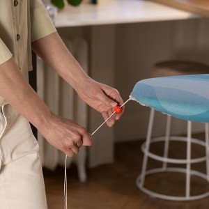 Husa pentru masa de calcat Vileda Ultra Fresh antibacteriana gri-albastru 110-130 cm x 30-45 cm - Img 9
