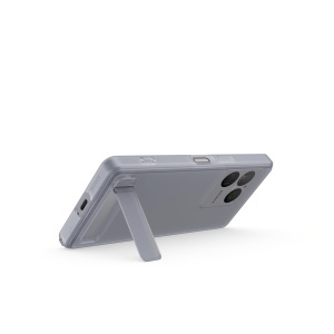 Husa pentru Telefon Sony Xperia 1 VIII, Lolith-Silver, cu Stand si Design Ergonomic - Img 3