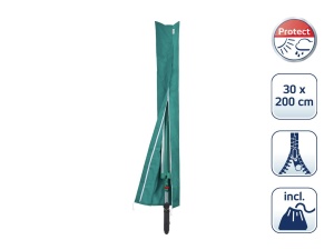 Husa protectie Leifheit 85666 impermeabila pentru uscatoare rufe umbrele si schiuri 30x200cm verde - Img 2