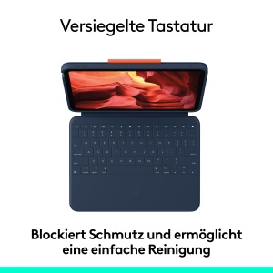 Husa Rugged Combo 4 Logitech pentru iPad 10, Tastatura Integrata, Protectie Militare - Img 2