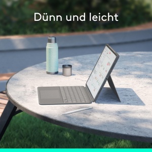 Husa Tastatura Logitech Combo Touch pentru iPad Air 13 (M2, M3, M4), Trackpad Mare, Culoare Gri - Img 7