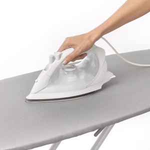 Husa universala Rayen pentru masa de calcat 130x47 cm albastru cu alb strat triplu din bumbac si spuma - Img 4