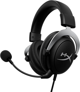 HYPERX CloudX, căști de jocuri oficiale cu licență Xbox, perne pentru urechi din spumă cu memorie, microfon detașabil cu anulare a zgomotului