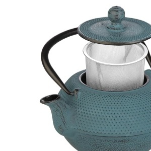 Ibili Ceainic din Fier Calit Albastru 12 Litri Interior Emaillat Compatibil Inductie - Img 3