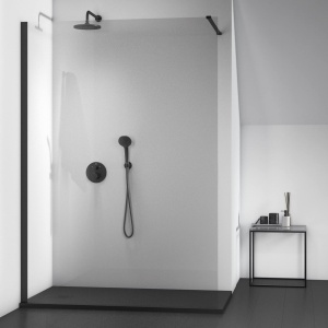 Ideal Standard Dus de mana cu 1 functie cu continut redus de aerosoli Idealrain B9402XG - O 10 cm pentru momente de dus incomparabile - in Negru Matase - Img 6