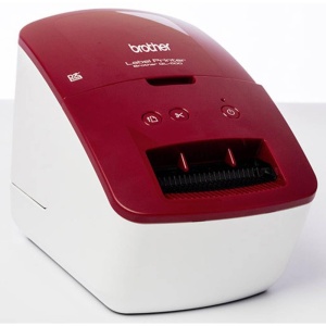 Imprimanta de etichete Brother QL-600R, USB, viteza 71 mmsec, cutter automat