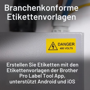 Imprimanta etichete Brother P-Touch Cube Pro PT-E720BT, 24 mm - Img 6