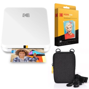 Imprimanta foto portabila KODAK Step Slim, design compact, 20 pack Zink