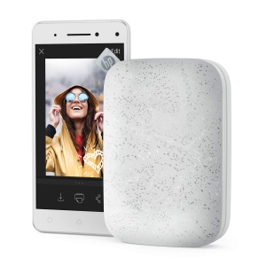 Imprimanta instantanee HP Sprocket 2x3" pentru smartphone-uri - Imprimanta color portabila, wireless - Hartie foto zincata cu suport adeziv - Imprimati de pe dispozitive iOS si Android compatibile prin aplicatia Bluetooth - Luna Pearl - Img 9
