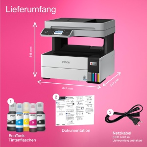 Imprimanta multifunctionala Epson EcoTank ET-5170, A4, WiFi, Duplex - Img 5