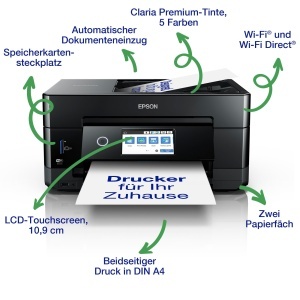Imprimanta multifunctionala Epson Expression Premium XP-7100 A4 wireless - Img 2