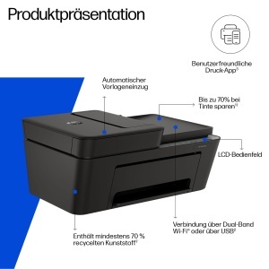 Imprimanta multifunctionala HP DeskJet 4320, Wi-Fi, 8.5 paginimin, compacta - Img 6