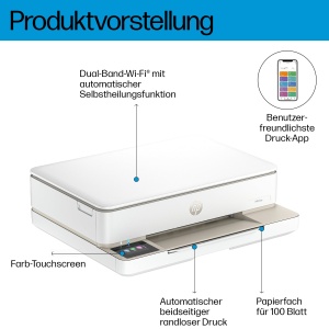 Imprimanta multifunctionala HP Envy 6120e Wi-Fi Printare fata-verso Scanare si Copiere - Img 3