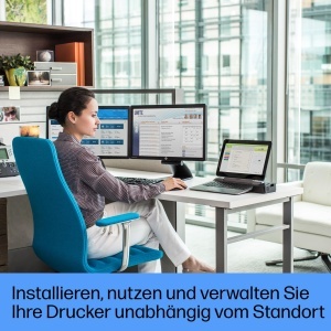 Imprimanta multifunctionala laser HP LaserJet Pro MFP 4102fdw, negru, Wi-Fi, fax - Img 7
