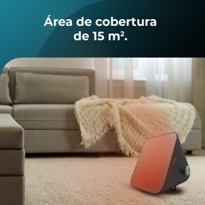 Incalzitor de masa ceramica Cecotec ReadyWarm 1500 Max Design ceramic. 1500 W, termostat reglabil si 3 moduri de functionare, suprafata de acoperire de 15m2 - Img 3