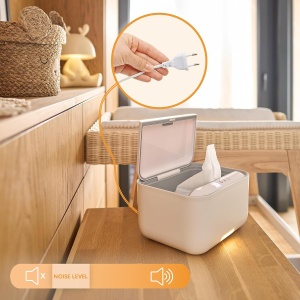 Incalzitor pentru servetele umede Lionelo Babybliss 20W cu lumina de noapte, 3 trepte de incalzire - Img 8