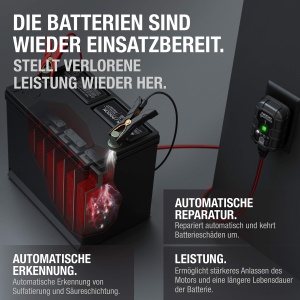 Incarcator auto NOCO GENIUS1, 1A, pentru baterii 6V12V, cu functie de reparare - Img 6