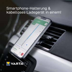 Incarcator auto wireless VARTA Mag Pro, 15 W, suport smartphone, negru - Img 6