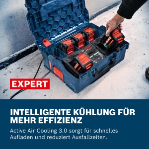 Incarcator paralel mobil Bosch EXPERT EXAL18V2-320, 16A, cu L-BOXX - Img 5