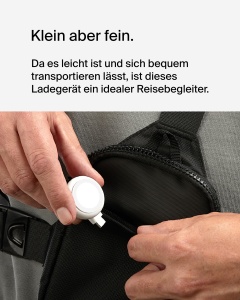 Incarcator portabil USB-C Belkin BoostCharge pentru Apple Watch, 5W, Alb - Img 6