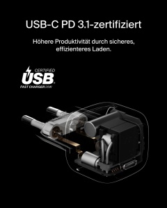 Incarcator rapid Belkin BoostCharge USB-C 20W, alb, compact - Img 5