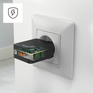 Incarcator rapid Hama 19,5W cu cablu USB-C, negru - Img 6