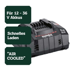 Incarcator rapid Metabo ASC 145, 12-36 V, compatibil cu acumulatori CAS - Img 2