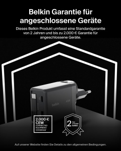 Incarcator USB-C Belkin UltraCharge 45W cu cablu retractabil, 2 porturi - Img 10