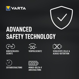 Incarcator VARTA LCD Universal pentru 4 baterii AAAAACD sau 1x 9V, 2600 mAh - Img 3