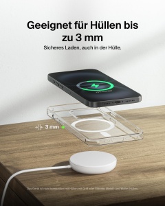 Incarcator wireless Belkin BoostCharge Pro, 15W, cu suport integrat - Img 5
