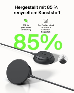 Incarcator wireless Belkin UltraCharge Qi2 25W MagSafe negru - Img 9