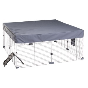 Incarcina Ferplast pentru cobai HUB 04 ideala pentru cusca pentru animale mici incinta pentru animale interioaraexterioara impermeabila - podea lavabi - Img 2