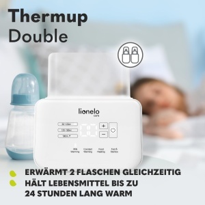 Incubator pentru biberoane Lionelo THERMUP, 2 biberoane, control temperatura, BPA-free - Img 3