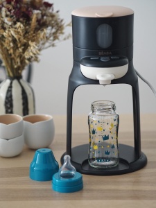 Incubator pentru Biberon BEABA BibEspresso, 2 Temperaturi, Compact, Albastru - Img 7