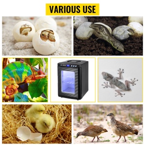 Incubator Reptile VEVOR 25L, 220V, LED Display, Temperatura 5-60 - Img 5