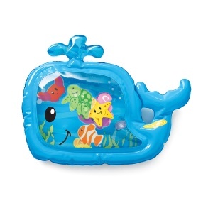 Infantino Pat Play Wassermatte pentru bebelusi - Joc senzorial cu 6 prieteni plutitori