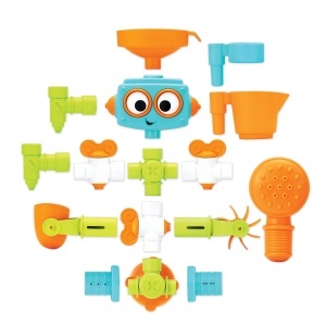 Infantino Sensory Plug Play Jucarie Baie pentru Bebelusi 16 Piese BPA-Free - Img 7
