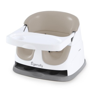 Ingenuity 2-in-1 Baby Base Beige Scaun Multifunctional cu Tavita Detasabila