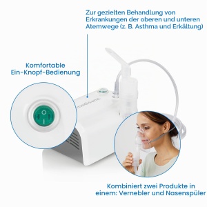 Inhalator Medisana IN 520 cu Masca si Accesorii pentru Adulti si Copii - Img 5
