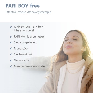 Inhalator mobil PARI BOY free, tehnologie cu membrana oscilanta, usor si silentios - Img 3