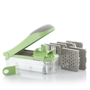 InnovaGoods Gemuseschneider 7-in-1 Multifunctional Verde Picioare Antialunecare - Img 1