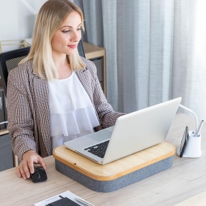 InnovaGoods Laptoptisch Portabil cu Spatiu de Depozitare MDF Robust Design Compact - Img 5