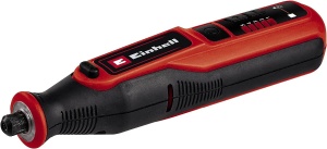 Instrument de slefuire/gravare fara fir Einhell TE-MT 7.2 Li (litiu-ion, baterie de 7.2 V, electronica de viteza, buton de blocare, inel de lumina LED, incl. statie de incarcare, 57 buc. Set de accesorii + cutie) - Img 7