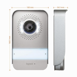 Interfon video Legrand 369110, 4,3 inch, 2-fire, camera cu unghi larg - Img 3
