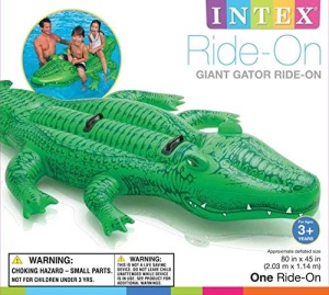 Intex Giant Gator Ride-On - Suport gonflabil - 203 x 114 cm - Img 4