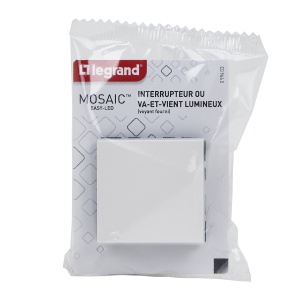 Intrerupator cu LED Legrand 99403, alb lucios, montaj rapid, 2 functii - Img 5
