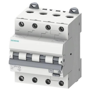 Intrerupator de protectie Siemens SENTRON 5SU1, 16A, 4-polig, 30mA