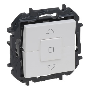 Intrerupator pentru jaluzele Legrand Niloe Step, 6AX, alb