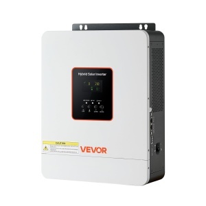 Invertor hibrid VEVOR GD3024JMH 3000W, 24V DC, cu controler MPPT 80A