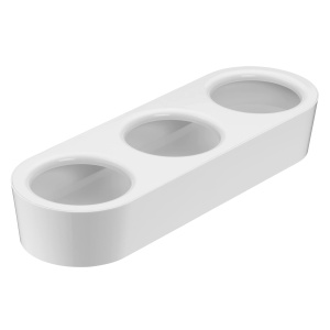 Jardiniera cu sistem de irigare WMF Gourmet, 3 piese, 36x12,5x12,5 cm, alba - Img 3